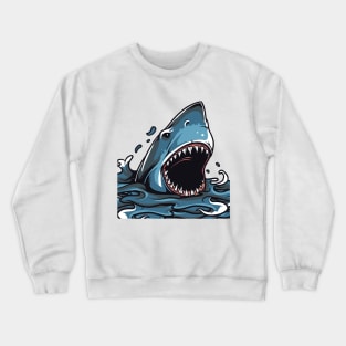 Shark Attack Crewneck Sweatshirt